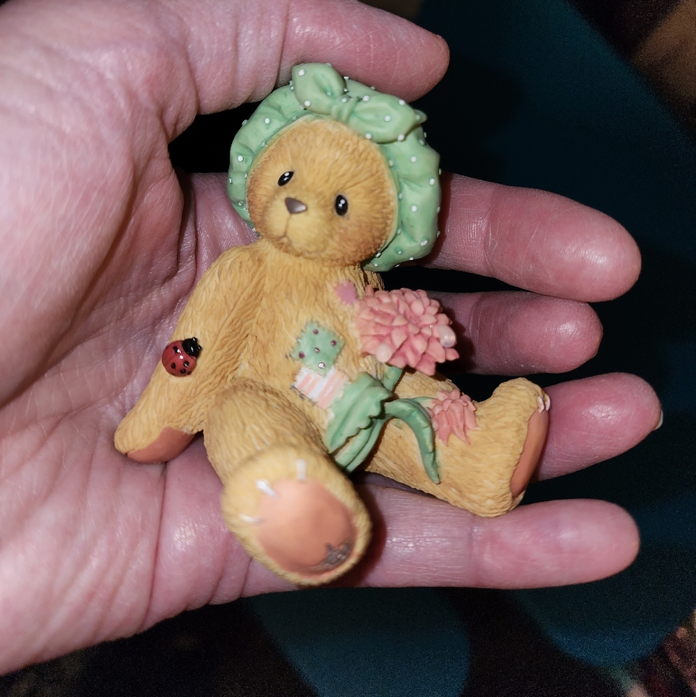 Cherished Teddies Bear & Dahlia - Picture 1 of 7